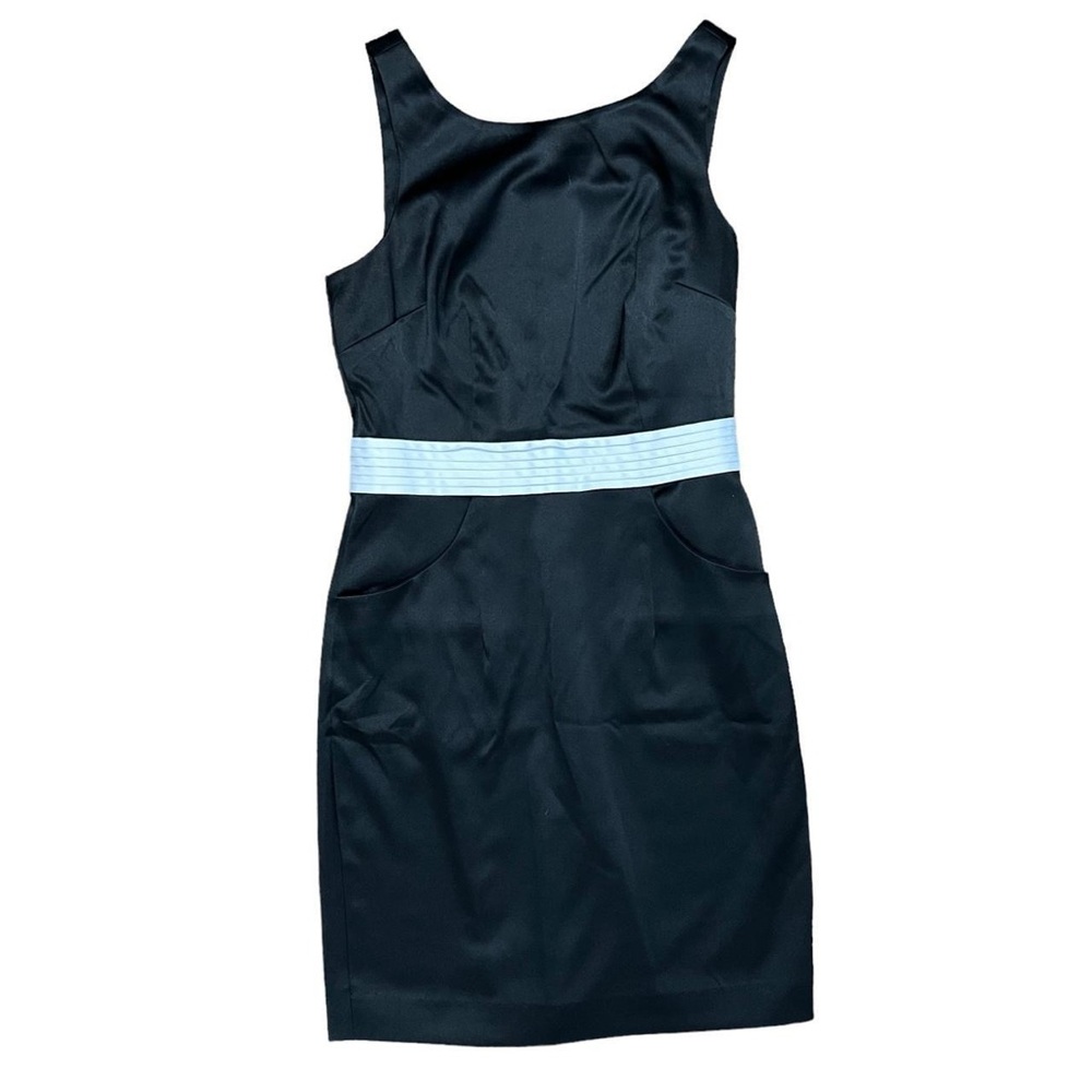 Forever 21 Essentials Black And White Sleeveless Satin Mini Dress Size Small